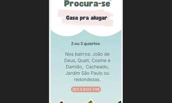 Imagem: Proucuro Casa para alugar nesses bairros