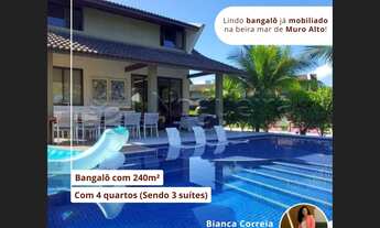Imagem: Bangalô já mobiliado na beira mar de Muro