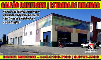 Imagem 1: Galpão comercial | Estrada de Ribamar | +de 1.100m²