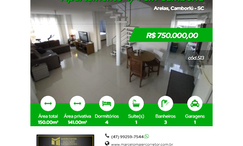 Imagem: Apartamento duplex, maior espaço de Camboriú