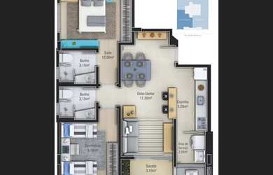 Imagem 5: Pietro Benetton Centro Criciúma apartamento a venda