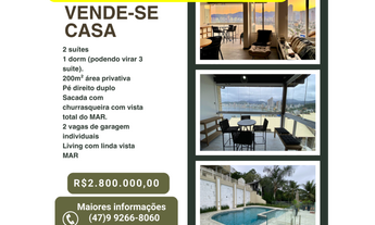 Imagem: Casa Canto da Praia Vista Mar em itapema