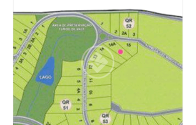 Imagem 2: Lote sem vizinho de frente e fundo Aldeia do Vale