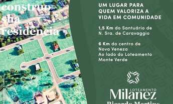 Imagem: Loteamento Milanez Caravggio Nova Veneza