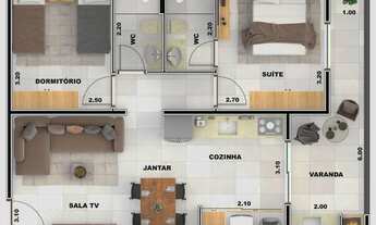 Imagem 7: Pré-Lançamento Tahiti - Praia Grande * 200 metros da Praia Grande Apartamentos Tipo &