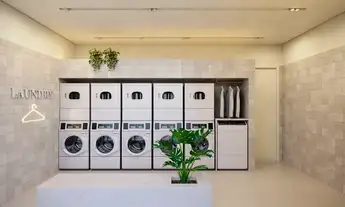 Imagem 7: A arquitetura é protagonista no projeto de interiores do Moma Moema, através de uma seleçã