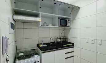 Imagem 2: Flat mobiliado Tv, cama, armários, arcondicionado, chuveiro eletrico e utencilios doméstic