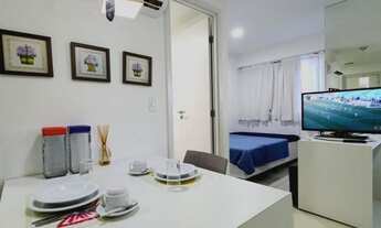 Imagem 5: Flat mobiliado Tv, cama, armários, arcondicionado, chuveiro eletrico e utencilios doméstic