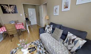 Imagem 6: Cachambi, Apartamento com sala em piso durafloor, 1 dormitório no mesmo padrão da sala, co