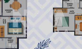 Imagem 6: Lançamento de 2 quartos com ou sem suítes todas com varandas privativas e lazer com mais d