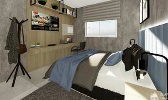 Imagem 5: Apartamento para venda na planta de 01 dormitórios em Santa Maria no ed Golden P