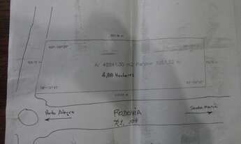 Imagem 2: Área com 4,88 Hectares no trevo de acesso a cidade de Paraíso do Sul