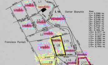 Imagem: Terreno 1.442m² em Silveira Martins - RS