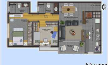 Imagem 2: Apartamento 2 dormitórios novo no Bairro Menino Jesus