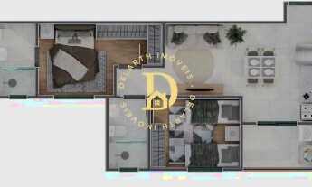 Imagem 4: Lançamento- Parq. Res. Flamboyant- Zona Sudeste- Unique Sollare- 2 Dorm com(Suít