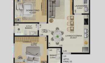 Imagem 5: Belíssimo e novo empreendimento próximo a UNISC! PREVISÃO ENTREGA: JUNHO 2026