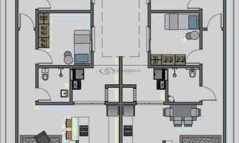 Imagem 7: Geminados de alto padrão construtivo, no bairro mais valorizado de Vera Cruz
