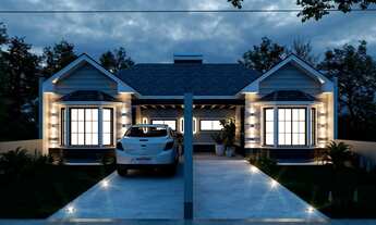 Imagem: Geminados de alto padrão construtivo, no