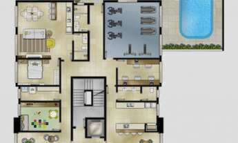 Imagem 7: Apartamento com Três Dormitórios na Praia grande em Torres