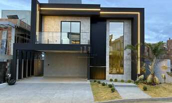 Imagem: Casa nova e moderna com quatro suítes piscina