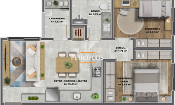 Imagem 7: Apartamento 2 dormitórios à venda Cidade Nova Caxias do Sul/RS