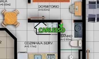 Imagem 2: Apartamento de 1 dormitório em Camobi