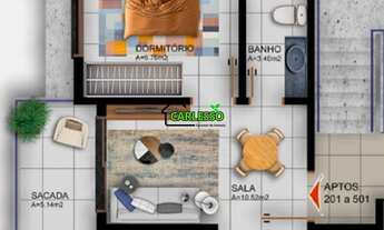 Imagem 3: Apartamento de 1 dormitório em Camobi