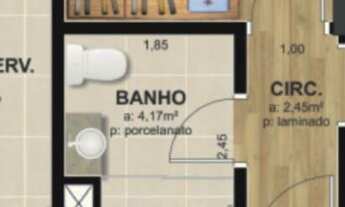 Imagem 2: APARTAMENTO 2 DORMITÓRIOS COM 1 SUÍTE - NA PLANTA NO CENTRO DE SANTA CRUZ DO SUL