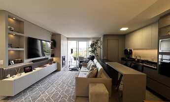 Imagem 3: Apartamento semi mobiliado com 2 suítes com 2 vagas de garagem