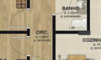 Imagem 2: APARTAMENTO 3 DORMITÓRIOS COM 1 SUÍTE - NA PLANTA NO CENTRO DE SANTA CRUZ DO SUL