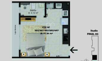 Imagem 5: Oportunidade; Apartamentos de 01 dormitório e Studios; UFSM
