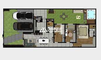 Imagem 5: Casa nova, em fase de construção solta com 3/4 sendo 01 suíte, living com pé di