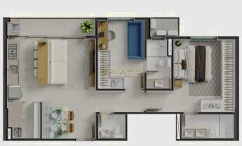 Imagem: Apartamento a venda 02 quartos Carmel