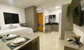 Imagem 2: Studio Blue Life 1 para Locação - Mobiliado e Decorado com Conforto e Praticidad