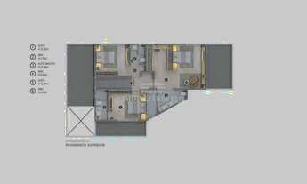 Imagem 5: Casa com 04 suítes sendo 1 no térreo