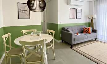 Imagem 2: Apto 02 dormitório 100% mobiliado com garagem no ed ADORO para alugar Próximo a