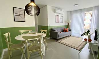 Imagem 1: Apto 02 dormitório 100% mobiliado com garagem no ed ADORO para alugar Próximo a