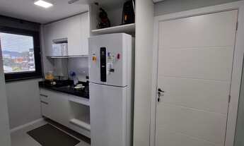 Imagem 2: Apto 02 quartos 100% mobiliado para alugar em camobi Garagem Churrasqueira