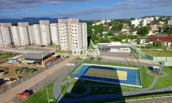 Imagem 4: Apartamento 02 dormitórios Sacada churrasqueira garagem Res Morada do Leste