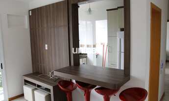 Imagem 2: Apto 01 Dormitório mobiliado com sacada e garagem no ed Libra próximo UFN