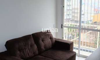 Imagem 3: Apto 01 Dormitório mobiliado com sacada e garagem no ed Libra próximo UFN