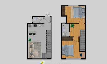 Imagem 5: Apartamento duplex de 02 dormitórios para comprar no Centro de Santa Maria Resi