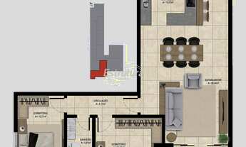 Imagem 2: Apartamento em frente ao Clube Dores