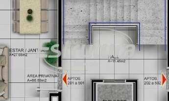 Imagem 2: Apartamentos 2 dormitórios sendo um suite, com 2 vaga de garagem, churrasqueira