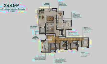 Imagem 2: Apartamento com 244m² a venda -Neo Alphaville