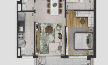 Imagem: Studio de 53m² a Venda -Soul