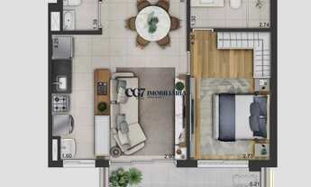 Imagem 2: Studio com 53m² a Venda no Edifício Soul