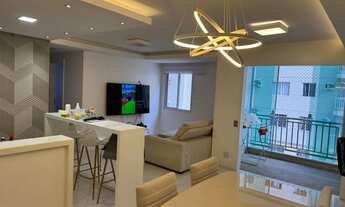 Imagem 2: Apartamento no Calhau mobiliado com sala ampliada, 2 quartos1 suite e 1 semi