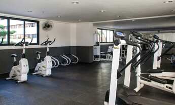 Imagem 6: Apto com 2 suítes , 1 vaga, vista mar, condomínio com lazer, piscina, academia e