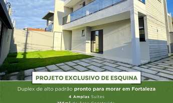 Imagem: Casa com 4 suítes e em Fortaleza com entrada